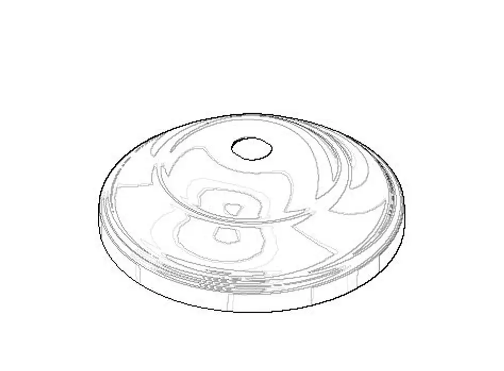 DORNBRACHT Haube ERSATZTEILE 091205038 D. 198 x 61 mm Chrom, 091205038-00 Galeriebild 1